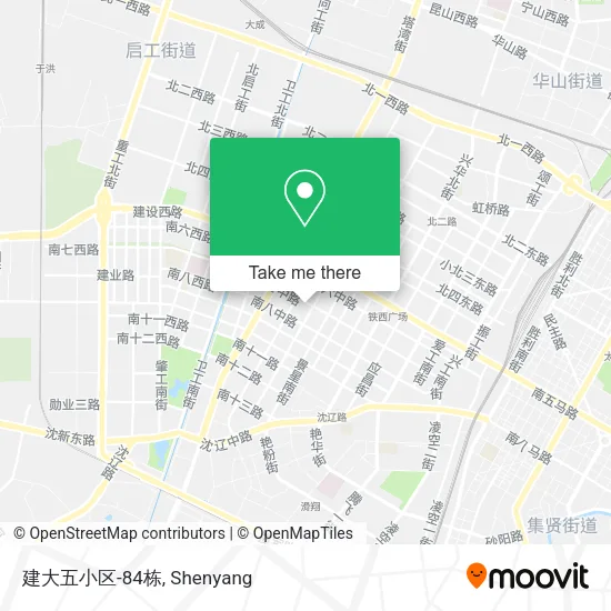 建大五小区-84栋 map