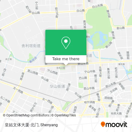 皇姑文体大厦-北门 map