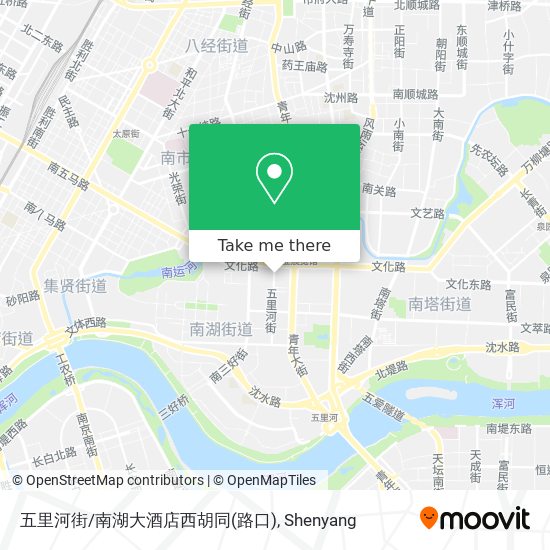 五里河街/南湖大酒店西胡同(路口) map