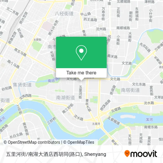 五里河街/南湖大酒店西胡同(路口) map