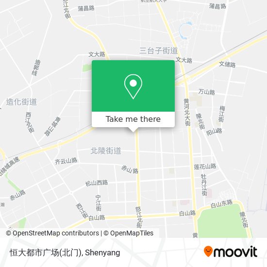 恒大都市广场(北门) map