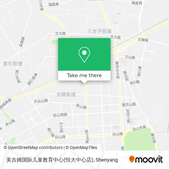 美吉姆国际儿童教育中心(恒大中心店) map