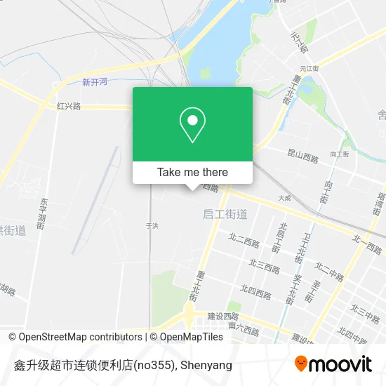 鑫升级超市连锁便利店(no355) map