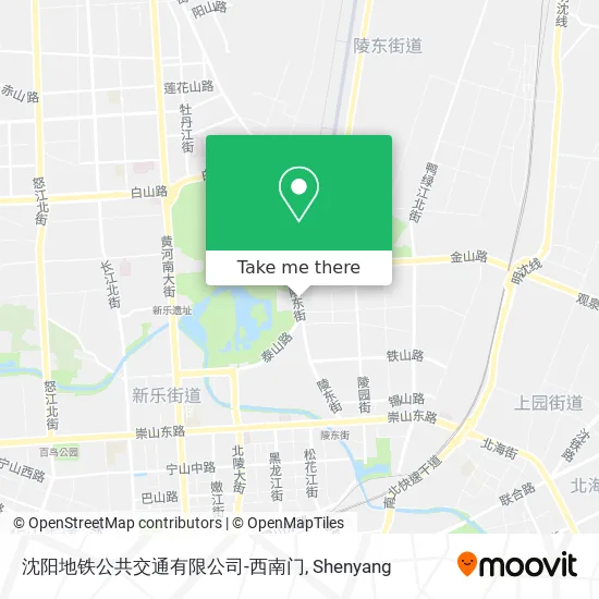 沈阳地铁公共交通有限公司-西南门 map