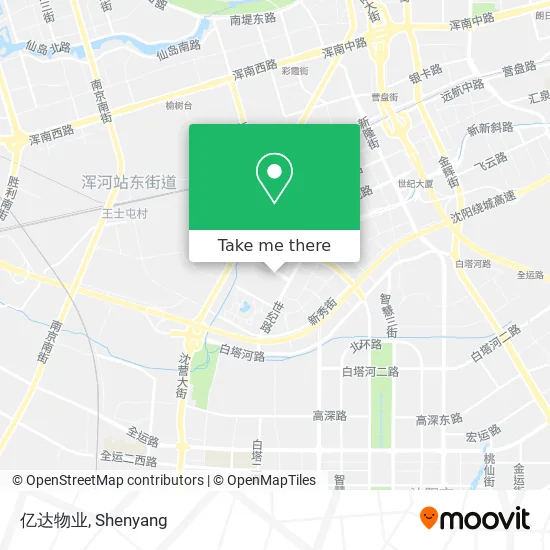 亿达物业 map