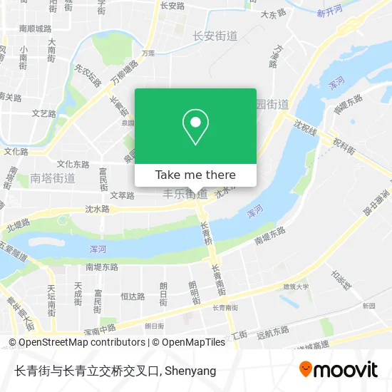 长青街与长青立交桥交叉口 map