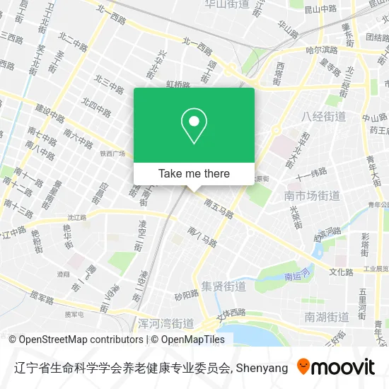 辽宁省生命科学学会养老健康专业委员会 map