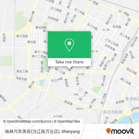 格林汽车美容(沈辽路万达店) map