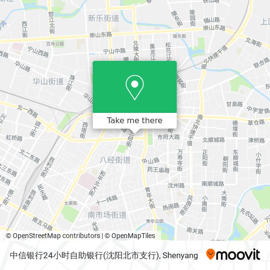 中信银行24小时自助银行(沈阳北市支行) map