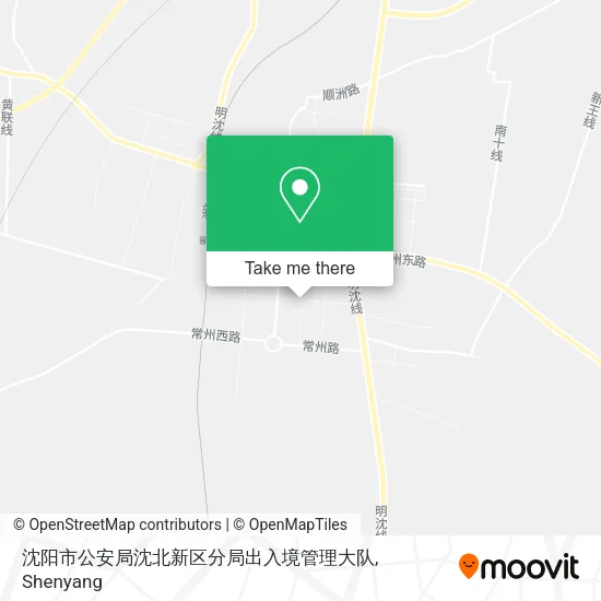 沈阳市公安局沈北新区分局出入境管理大队 map