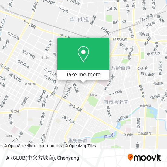AKCLUB(中兴方城店) map