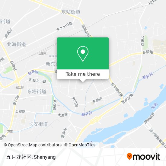 五月花社区 map