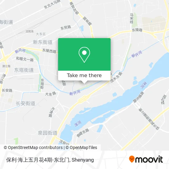 保利·海上五月花4期-东北门 map