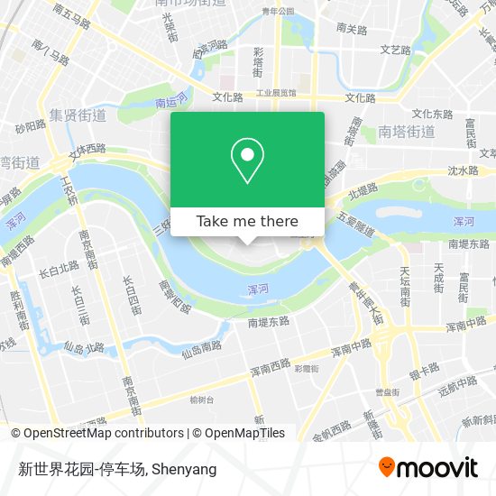 新世界花园-停车场 map