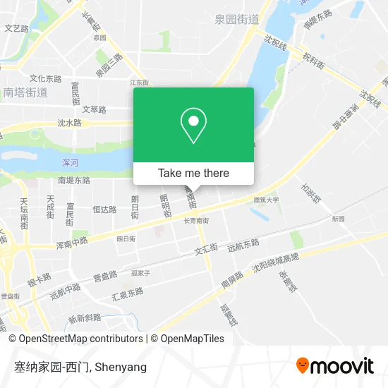 塞纳家园-西门 map