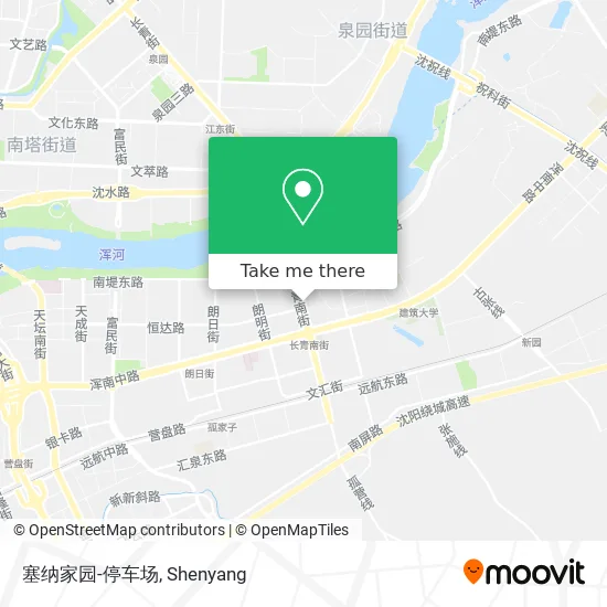 塞纳家园-停车场 map