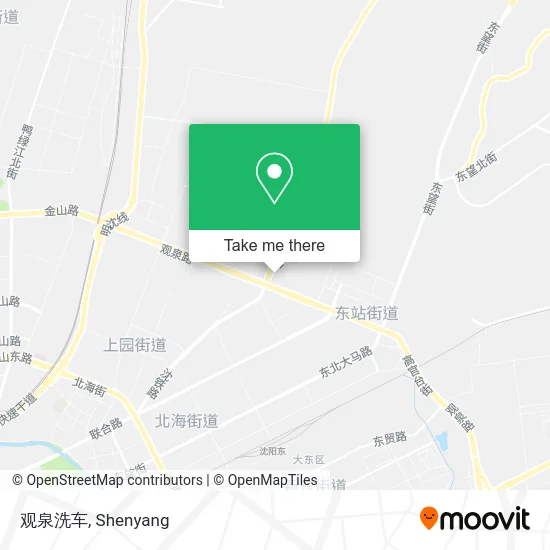 观泉洗车 map