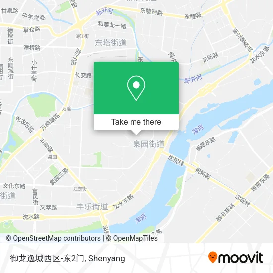 御龙逸城西区-东2门 map