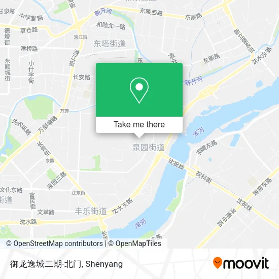 御龙逸城二期-北门 map
