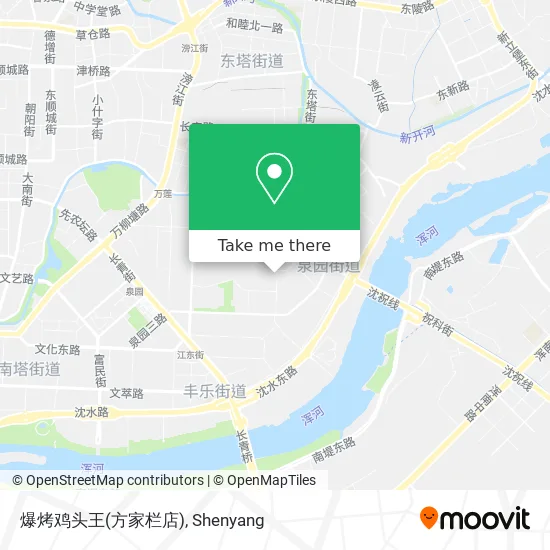 爆烤鸡头王(方家栏店) map
