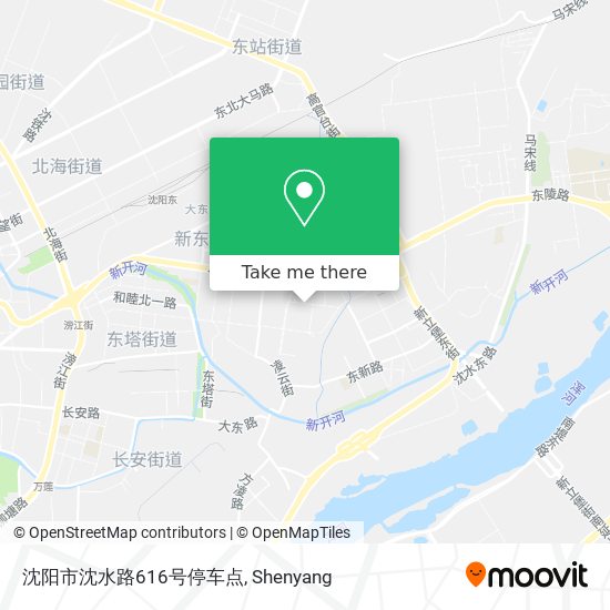 沈阳市沈水路616号停车点 map