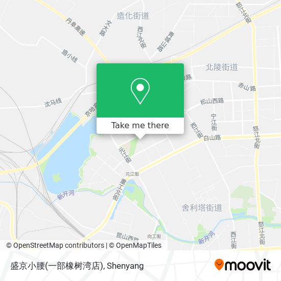 盛京小腰(一部橡树湾店) map