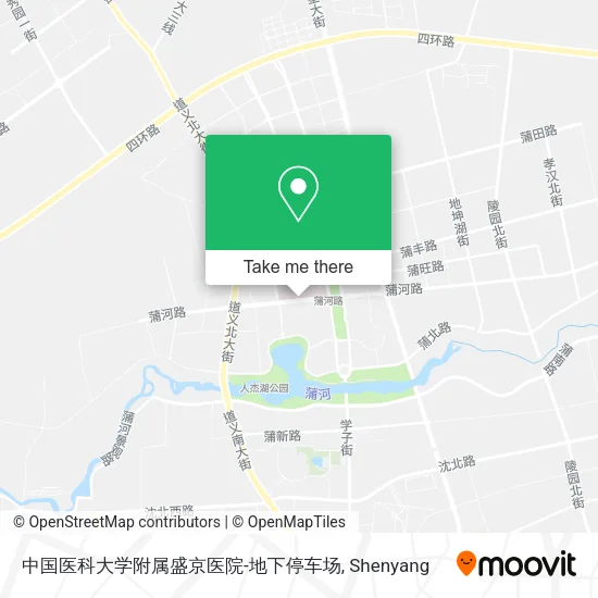 中国医科大学附属盛京医院-地下停车场 map