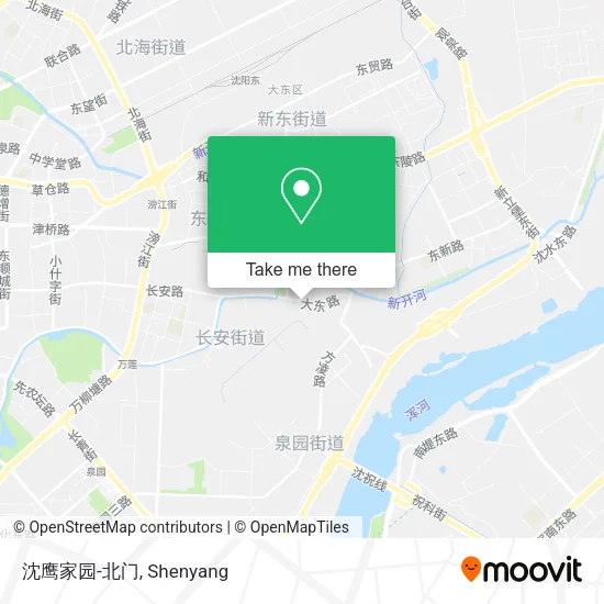 沈鹰家园-北门 map