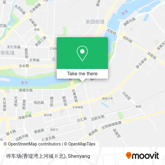 停车场(香堤湾上河城Ⅱ北) map