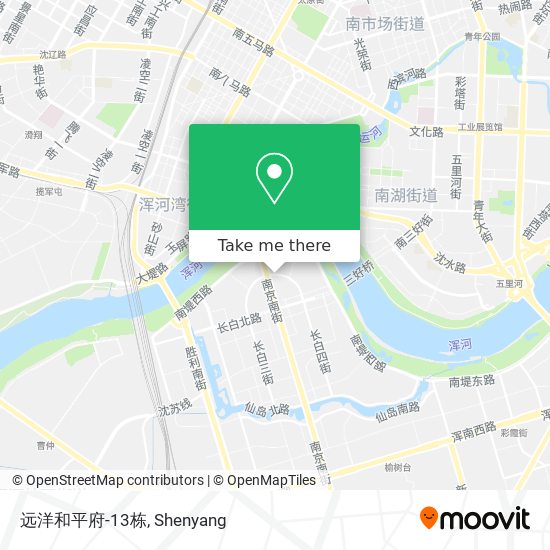 远洋和平府-13栋 map