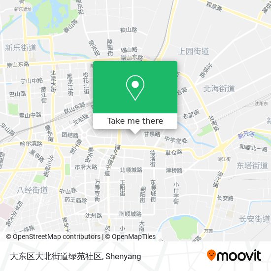 大东区大北街道绿苑社区 map