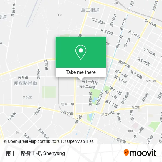 南十一路赞工街 map