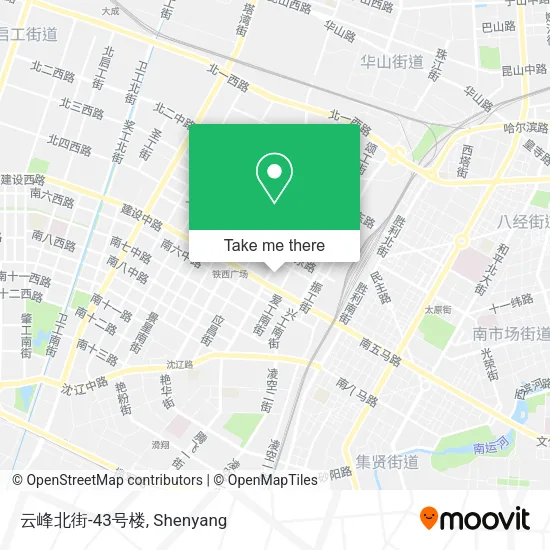 云峰北街-43号楼 map