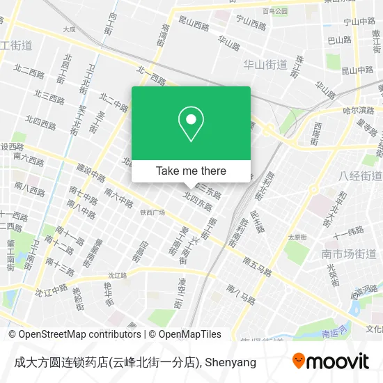 成大方圆连锁药店(云峰北街一分店) map