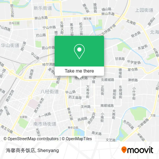 海馨商务饭店 map