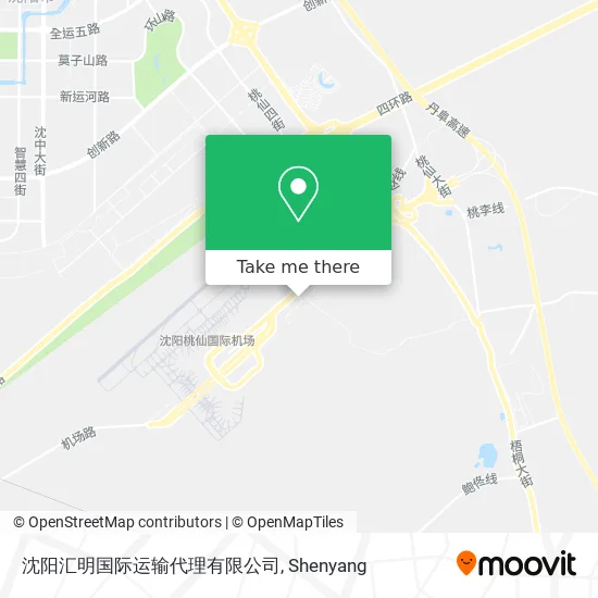 沈阳汇明国际运输代理有限公司 map