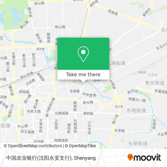 中国农业银行(沈阳永安支行) map