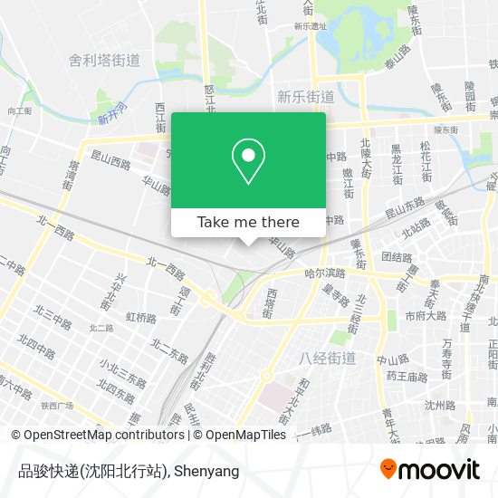 品骏快递(沈阳北行站) map