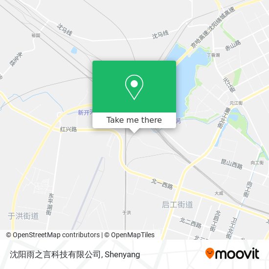 沈阳雨之言科技有限公司 map