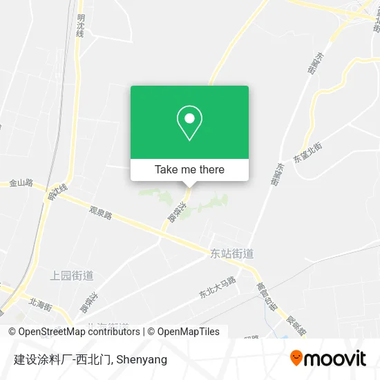 建设涂料厂-西北门 map