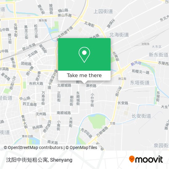 沈阳中街短租公寓 map
