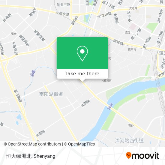恒大绿洲北 map