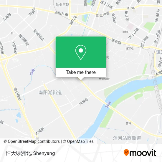 恒大绿洲北 map