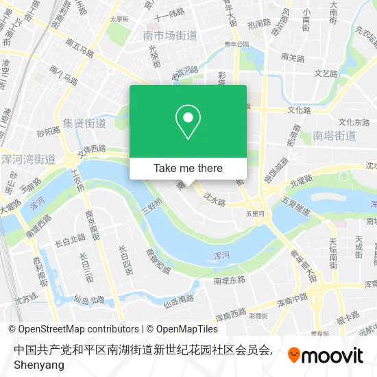 中国共产党和平区南湖街道新世纪花园社区会员会 map