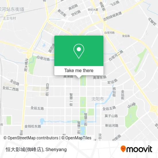 恒大影城(御峰店) map