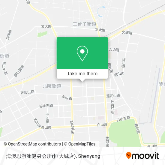 海澳思游泳健身会所(恒大城店) map