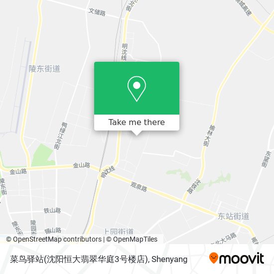菜鸟驿站(沈阳恒大翡翠华庭3号楼店) map