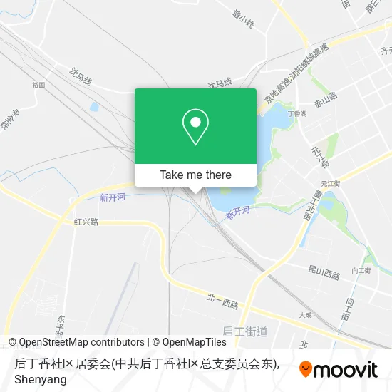 后丁香社区居委会(中共后丁香社区总支委员会东) map