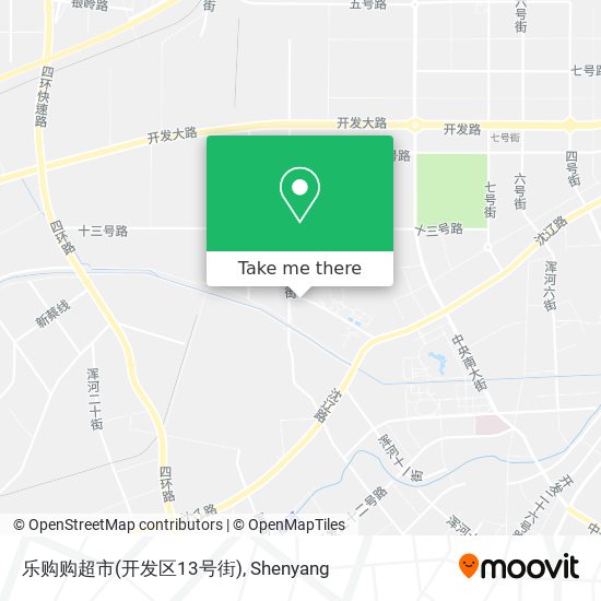 乐购购超市(开发区13号街) map
