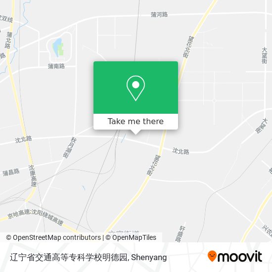 辽宁省交通高等专科学校明德园 map